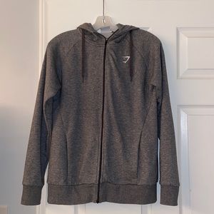 GRAY GYMSHARK HOODIE